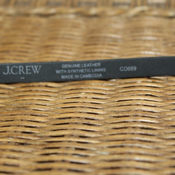 J. Crew.  Leopard Print Genuine Italian Leather Belt. main image 8